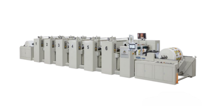 Флексографская печатная машина HSR-1000 / Flexo Printing Machine HSR-1000